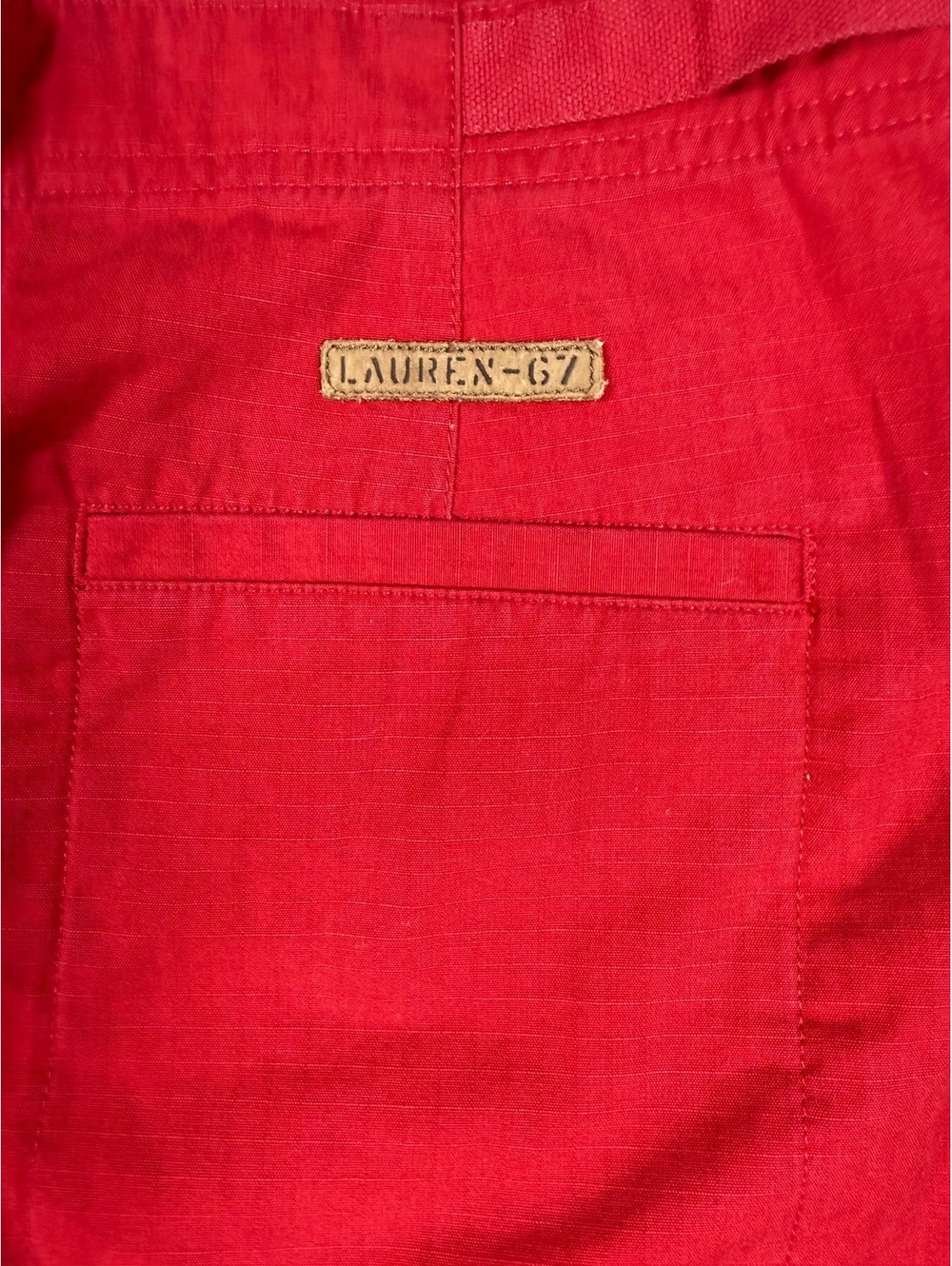 Lauren Ralph Lauren Women's Red Cotton Shorts Size 14
